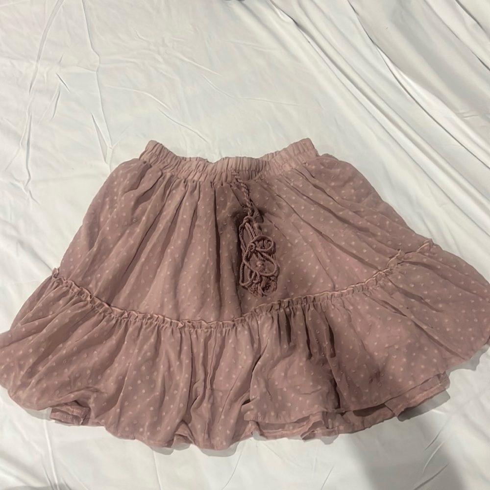 Pink skirt